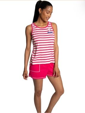 Peanuts Women's Large Tank and Short 2pc Pj Set